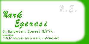 mark egeresi business card